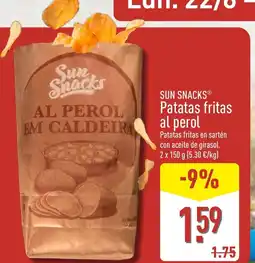 ALDI SUN SNACKS Patatas fritas al perol oferta