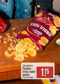 ALDI SUN SNACKS Patatas fritas sabor jamón oferta