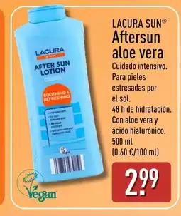 ALDI LACURA SUN Aftersun aloe vera oferta