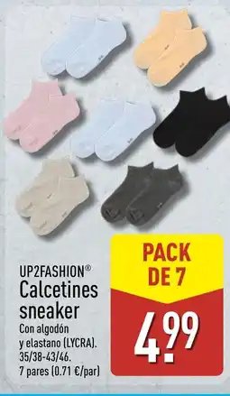 ALDI UP2FASHION Calcetines sneaker oferta