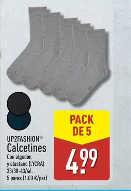 ALDI UP2FASHION Calcetines Con algodón oferta