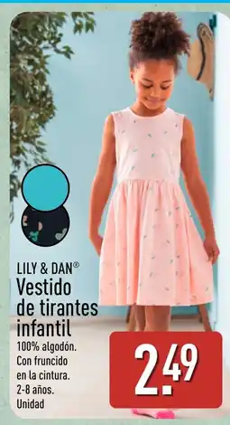 ALDI LILY & DAN Vestido de tirantes infantil oferta