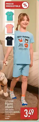 ALDI LILY & DAN Pijama infantil oferta