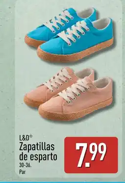 ALDI L&D Zapatillas de esparto oferta