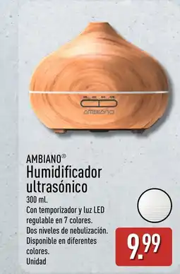 ALDI AMBIANO Humidificador ultrasónico oferta