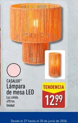 ALDI CASALUX Lámpara de mesa LED oferta