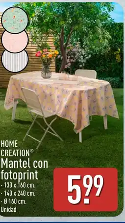 ALDI HOME CREATION Mantel con fotoprint oferta