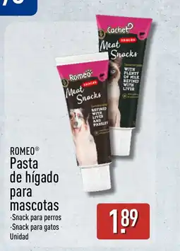 ALDI ROMEO Pasta de hígado para mascotas oferta
