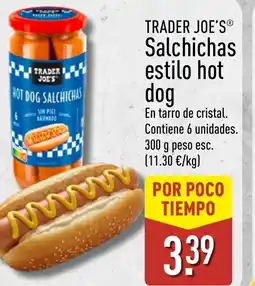 ALDI TRADER JOE'S Salchichas estilo hot dog oferta