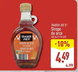 ALDI TRADER JOE'S Sirope de arce oferta