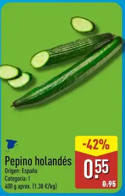 ALDI Pepino holandés oferta