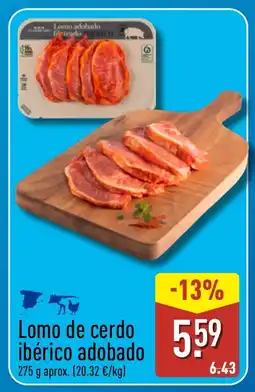ALDI Lomo de cerdo ibérico adobado oferta