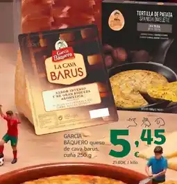 HiperDino GARCÍA BAQUERO queso de cava barus, cuña oferta