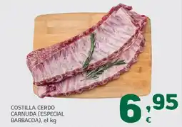 HiperDino Costilla cerdo carnuda (especial barbacoa) oferta
