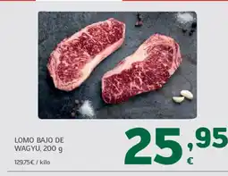 HiperDino Lomo bajo de wagyu oferta