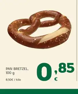 HiperDino Pan bretzel oferta