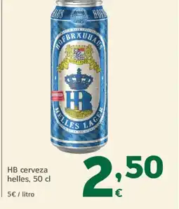 HiperDino HB cerveza helles oferta