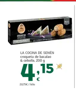 HiperDino LA COCINA DE SENÉN croqueta de bacalao & cebolla oferta
