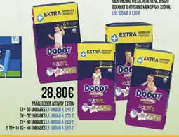 Claudio DODOT Pañal activity extra oferta