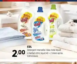 Coviran ESIL Detergent marsella i blau total líquid o herbal cítric liquid 40+ 2 dosis oferta