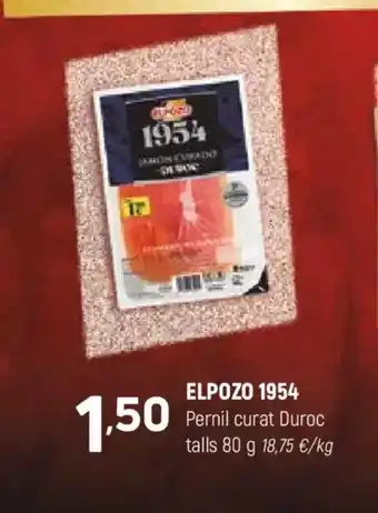 Coviran ELPOZO 1954 Pernil curat Duroc talls oferta