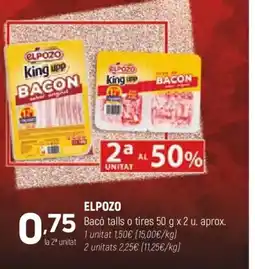 Coviran ELPOZO Bacó talls o tires oferta