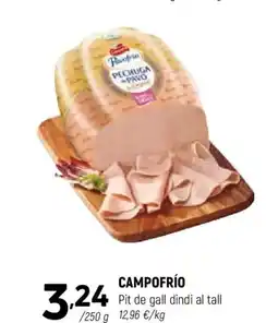Coviran CAMPOFRÍO Pit de gall dindi al tall oferta