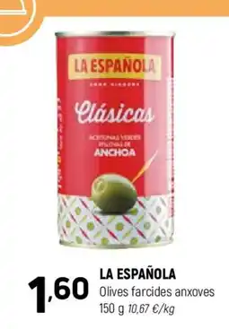 Coviran LA ESPAÑOLA Olives farcides anxoves oferta
