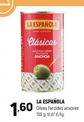Coviran LA ESPAÑOLA Olives farcides anxoves oferta