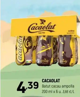 Coviran CACAOLAT Batut cacau ampolla oferta