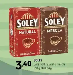 Coviran SOLEY Cafè molt natural o mescla oferta