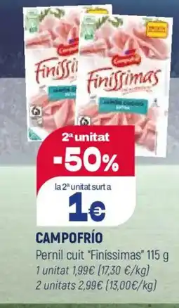 Coviran CAMPOFRÍO Pernil cuit Finíssimas oferta