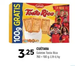 Coviran CUÉTARA Galetes Tosta Rica oferta