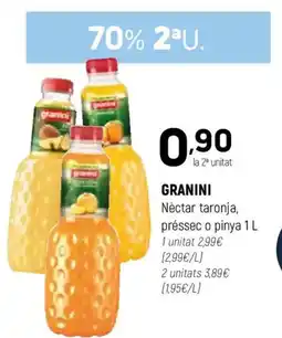 Coviran GRANINI Nectar taronja préssec o pinya oferta