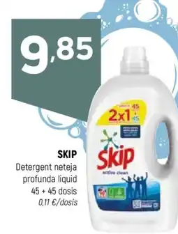Coviran SKIP Detergent neteja profunda líquid 45 + 45 dosis oferta