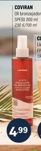 Coviran COVIRAN Oli bronzejador SPF30 oferta