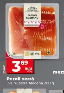 Dia DIA NUESTRA ALACENA Pernil serrà oferta