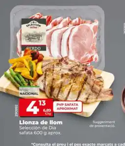 Dia SELECCIÓN DE DIA Llonza de llom oferta