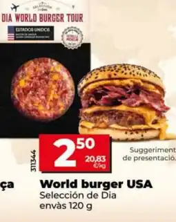 Dia SELECCIÓN DE DIA World burger USA oferta