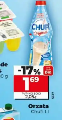 Dia CHUFI Orxata oferta