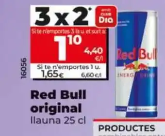 Dia RED BULL original oferta