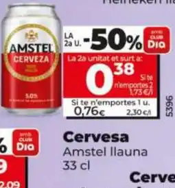 Dia AMSTEL Cervesa oferta