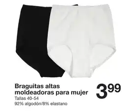 Zeeman Braguitas altas moldeadoras para mujer oferta