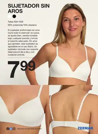 Zeeman Sujetador sin aros oferta