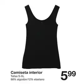 Zeeman Camiseta interior oferta