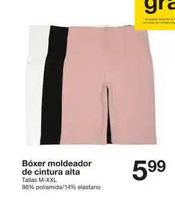 Zeeman Bóxer moldeador de cintura alta oferta
