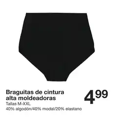 Zeeman Braguitas de cintura alta moldeadoras oferta