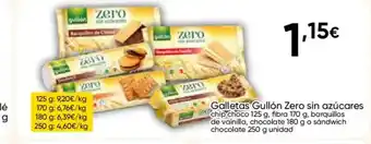 Cash FROIZ Galletas Gullón Zero sin azúcares oferta