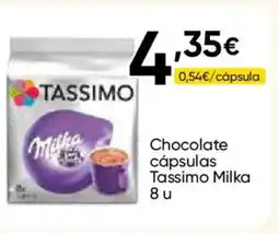 Cash FROIZ TASSIMO Chocolate cápsulas Milka oferta