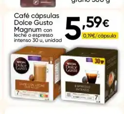 Cash FROIZ DOLCE GUSTO Café cápsulas Magnum oferta